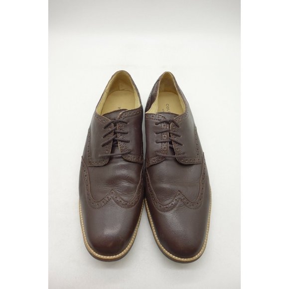 Cole Haan Grand OS Brown Leather Wingtip Lace Up Oxfords Shoes Men\'s 12 M main image 11